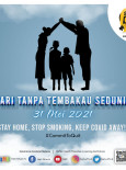 Hari Tanpa Tembakau Sedunia 31 Mei 2021